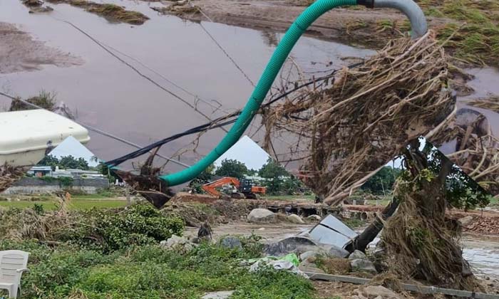  Togarrai Village Destroyed By Floods , Floods, Togarrai Village, Heavy Rains-TeluguStop.com