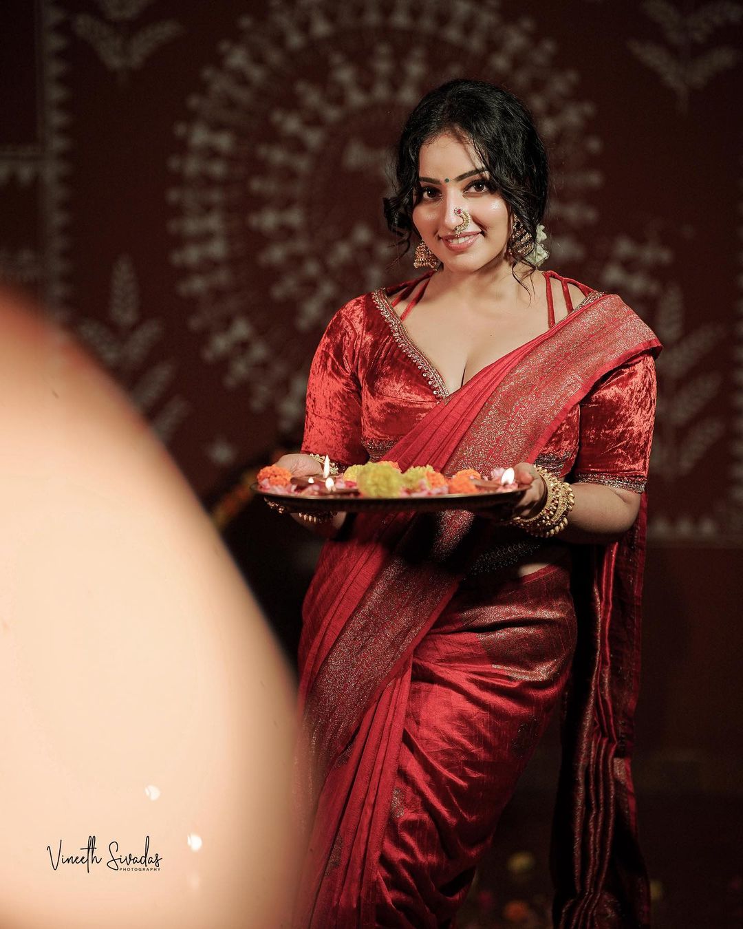 Actress malavika menon dewali celebrations photos-Actressmalavika, Malavika Menon Photos,Spicy Hot Pics,Images,High Resolution WallPapers Download
