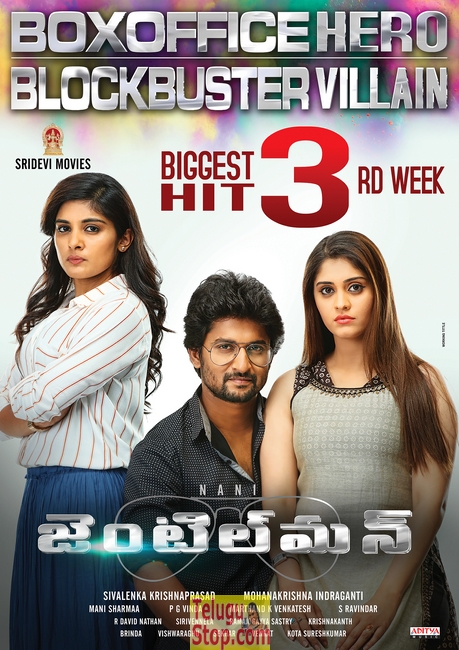 Gentleman 3rd week posters- Photos,Spicy Hot Pics,Images,High Resolution WallPapers Download
