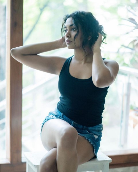 Shivathmika rajashekar rocking in a skimpy outfit-Shivathmika Photos,Spicy Hot Pics,Images,High Resolution WallPapers Download