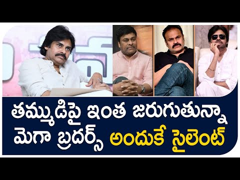  Why Mega Brothers Chiranjeevi, Nagababu Silent On Pawan Kalyan Issue? | Ysrcp Le-TeluguStop.com