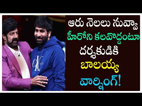  Balakrishna Warning To Gopichand Malineni-TeluguStop.com