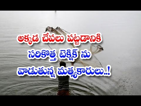  Fishermen Using The Latest Technique To Fish There Fish, Fishing, Latest News, New Technology-TeluguStop.com