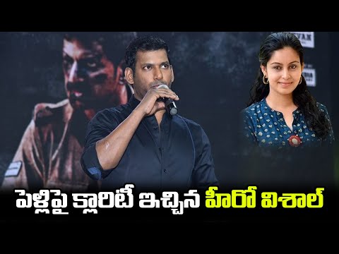  Hero Vishal Gives Clarity About His Marriage With Abhinaya-TeluguStop.com