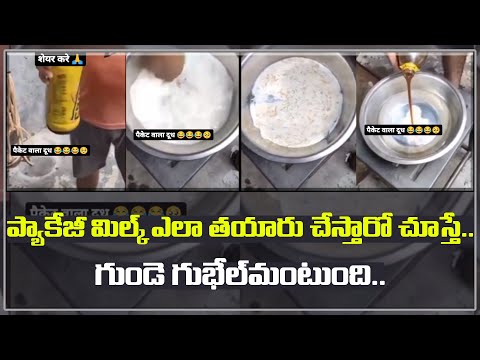  How Packet Milk Is Made Viral Video-TeluguStop.com