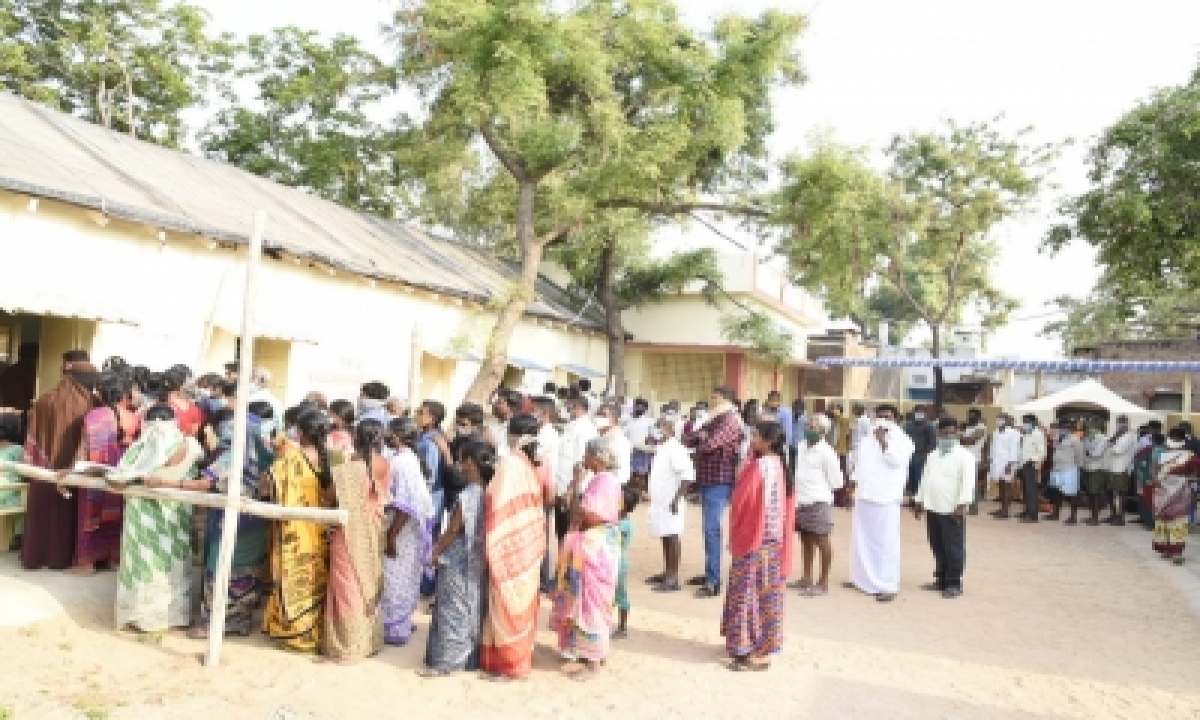  17.3% Voting Percentage Recorded By 11 A.m. In Tirupati By-poll-TeluguStop.com