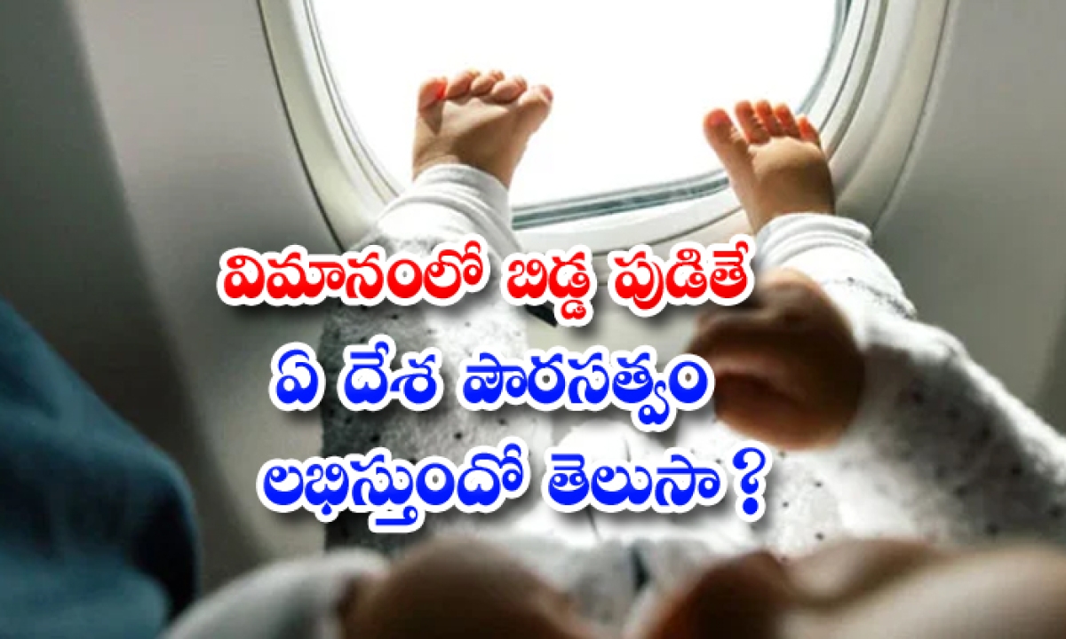  Do You Know Which Country Gets Citizenship If A Child Is Born On A Plane-TeluguStop.com