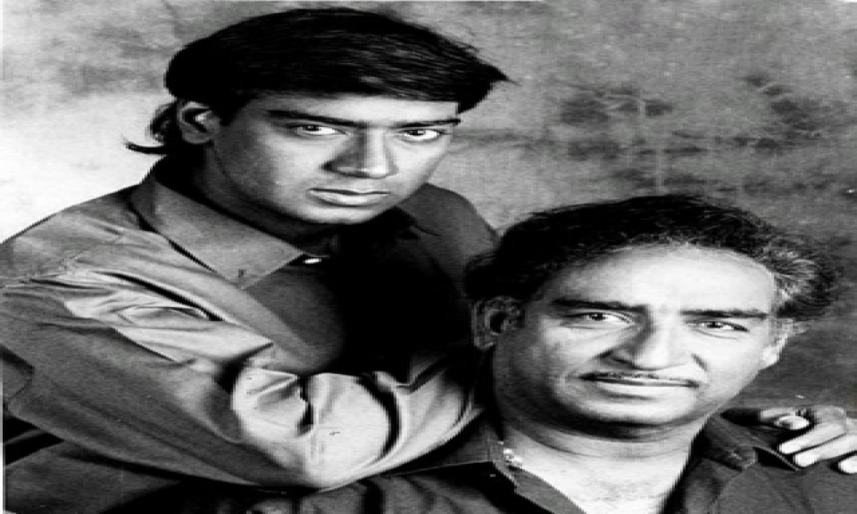  Ajay Devgn Remembers His Father On Birth Anniversary-TeluguStop.com