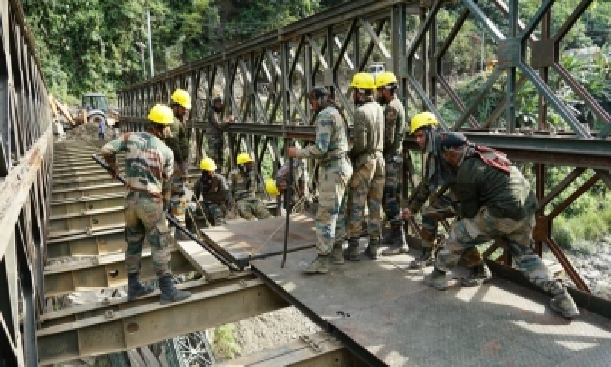  Army Rebuilds Vital Bridge On Manipur’s Lifeline To Assam-TeluguStop.com