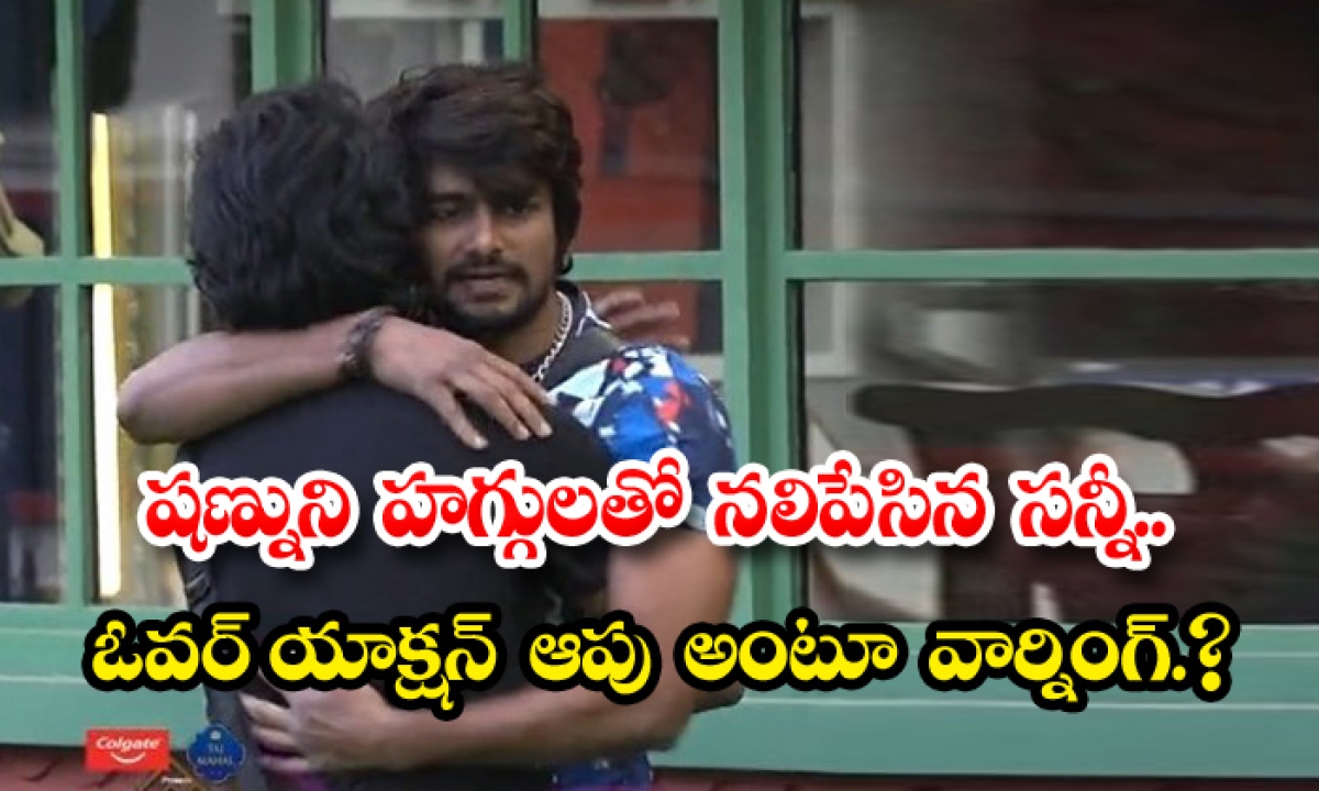  Bigg Boss 5 Telugu Sunny Imitates Shanmukh And Siri Hug Seen-TeluguStop.com
