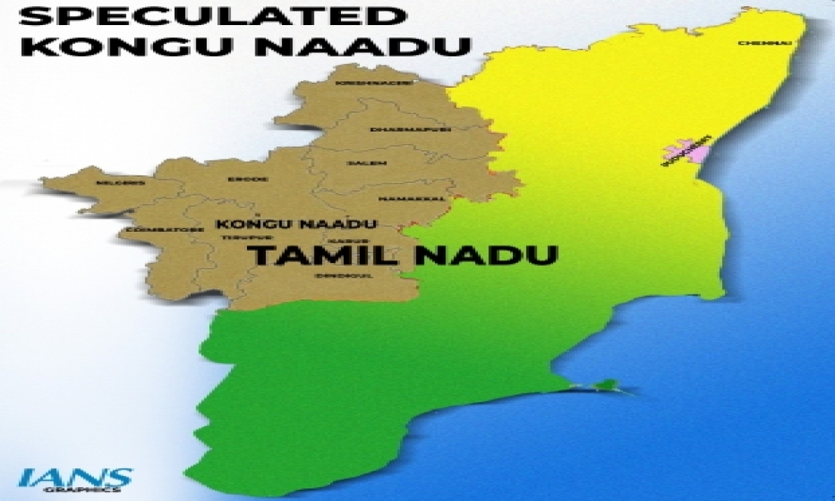  Carving Kongu Naadu Out Of Tn Will Have All Round Negative Impact-TeluguStop.com