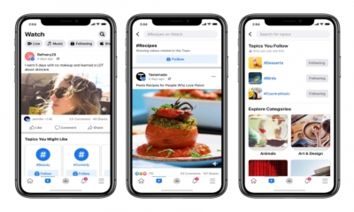  Facebook Introduces New Ways To Find Videos In Watch Platform-TeluguStop.com