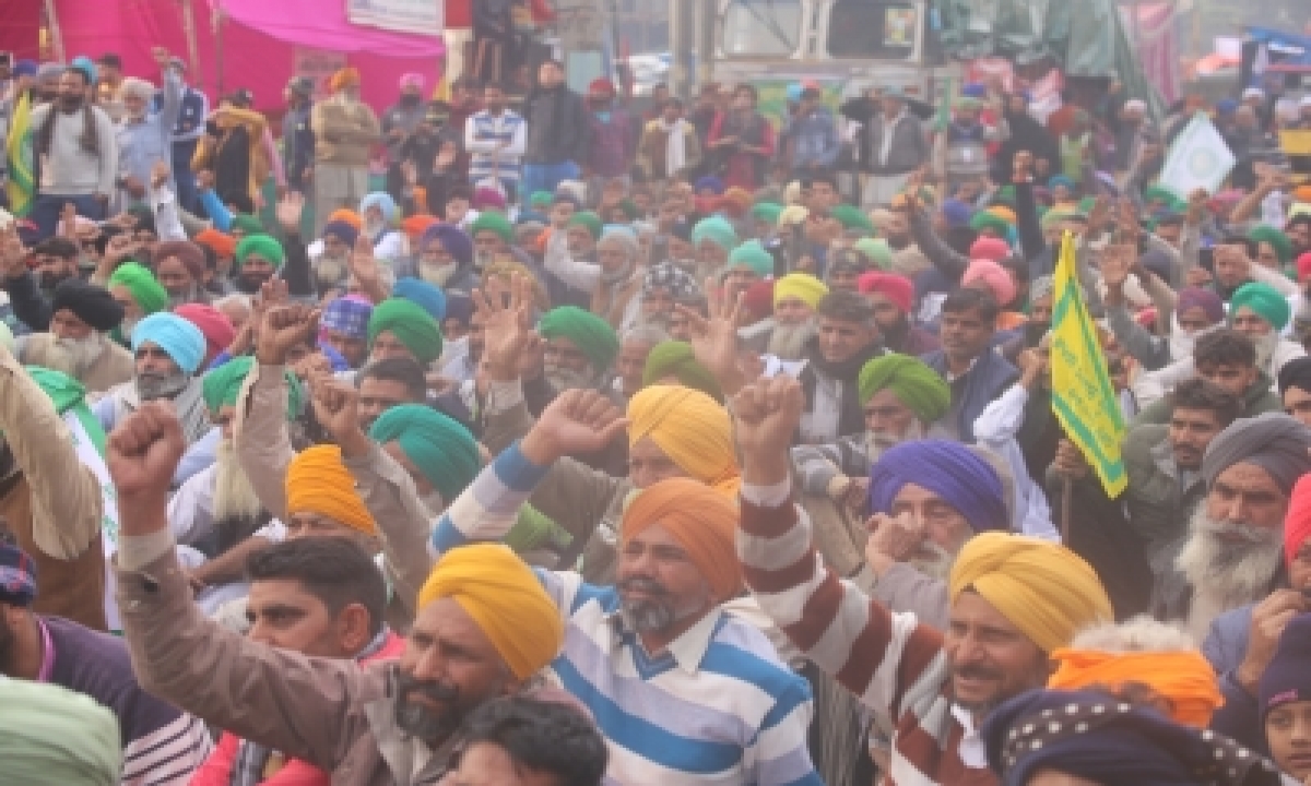  Farmers’ Protest Enters 50th Day Amid Biting Cold, Fog-TeluguStop.com