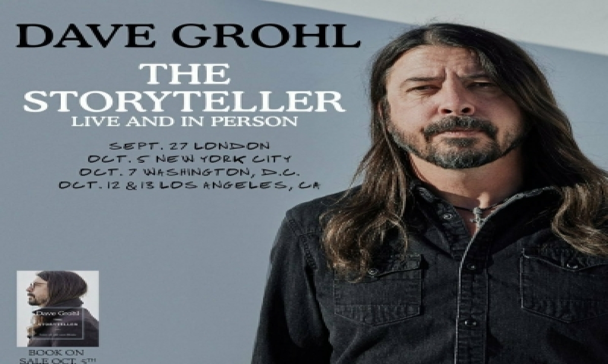  Foo Fighters’ Dave Grohl On ‘storyteller’ Book Tour-TeluguStop.com