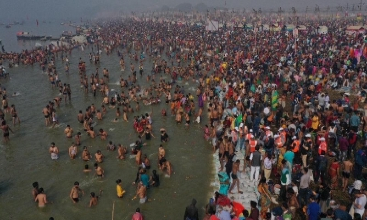  Ganga Changes Course, Leaves Less Land For Magh Mela In Prayagraj-TeluguStop.com