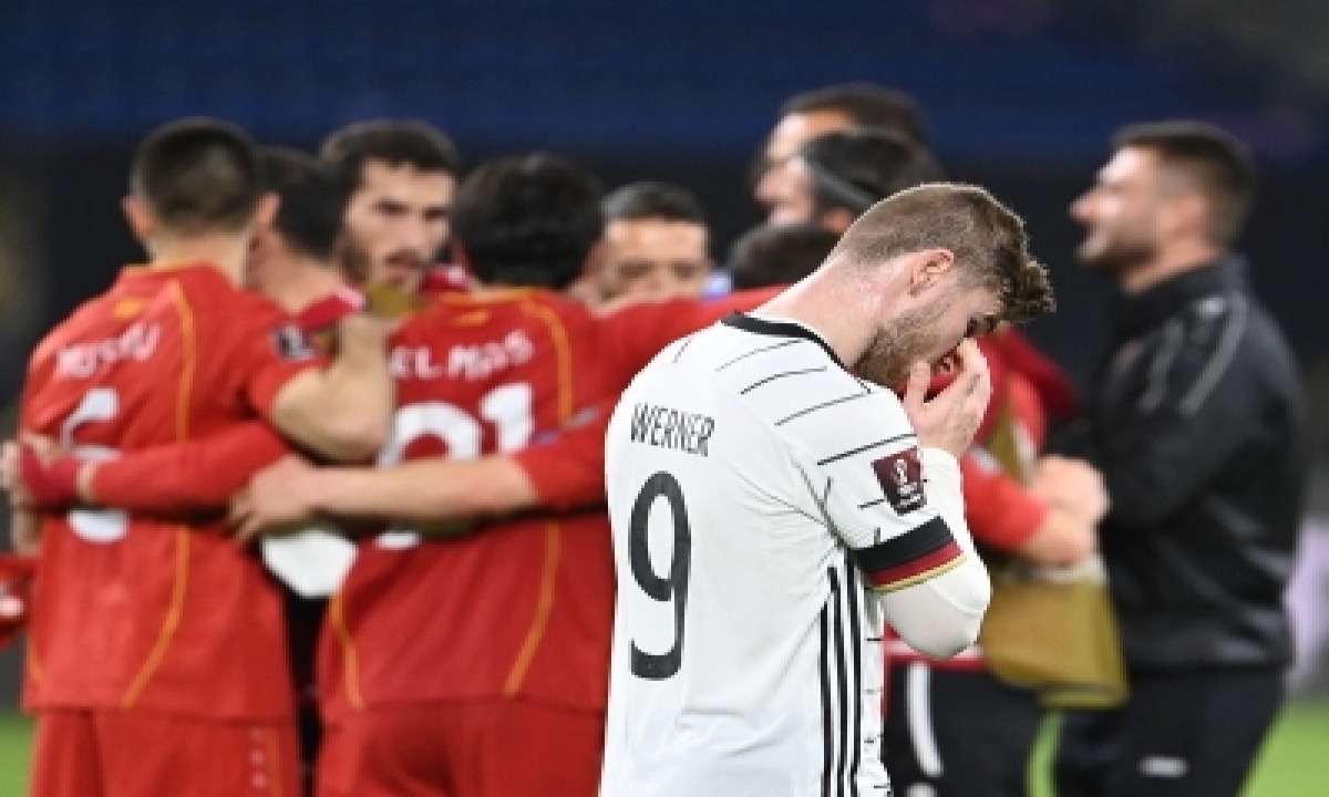  Germany Stunned By North Macedonia In Wc Qualifier-TeluguStop.com