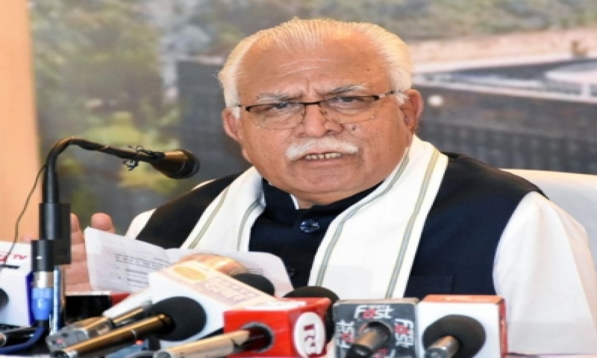  Haryana Cm Thanks State’s Farmers For Not Participating In Stir-TeluguStop.com