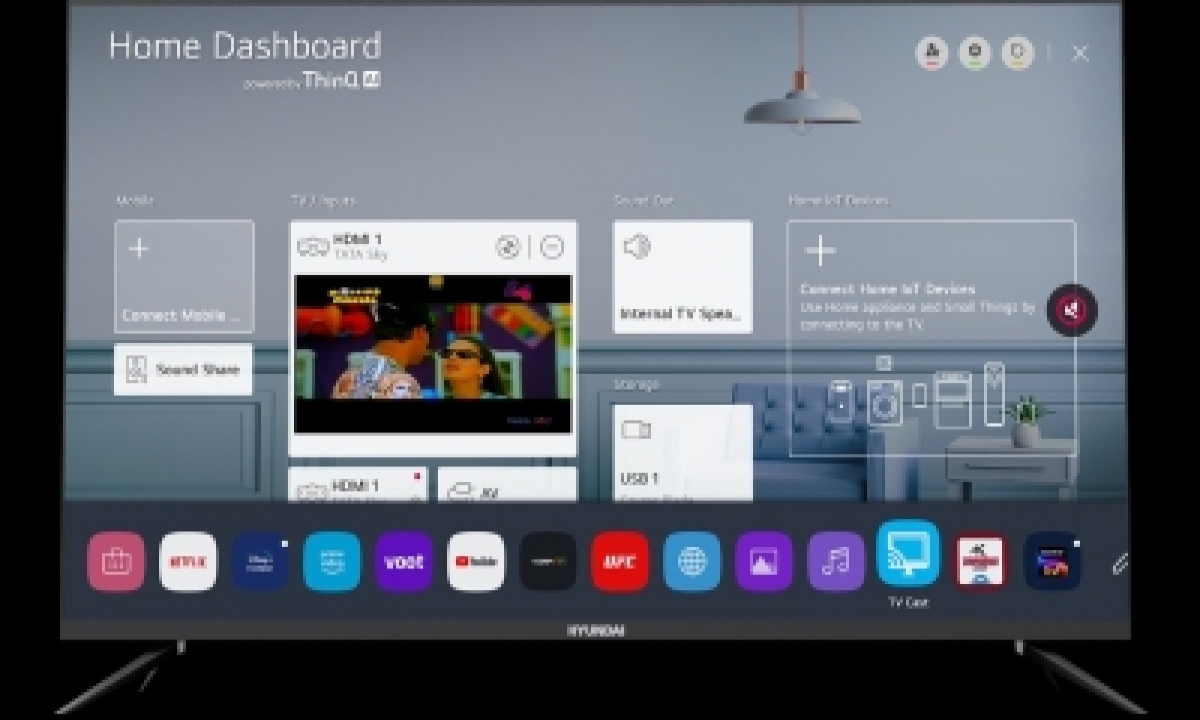  Hyundai Electronics Launches 4k Ultra Hd Smart Led Tvs In India-TeluguStop.com