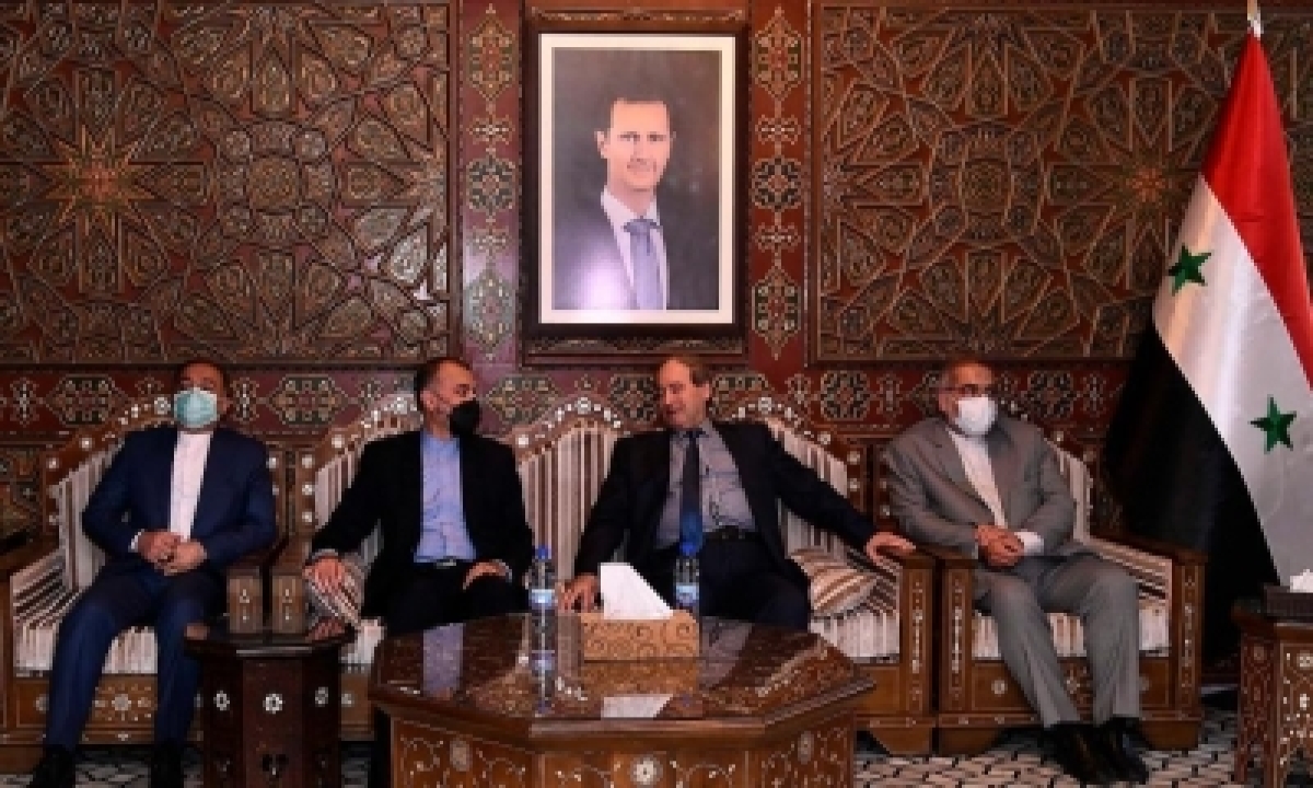  Iranian Fm Visits Syria For ‘comprehensive Developments’ Of Ties &#-TeluguStop.com