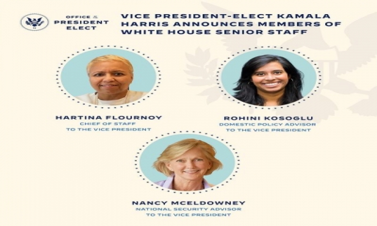  Kamala Harris Names Senior White House Aides-TeluguStop.com