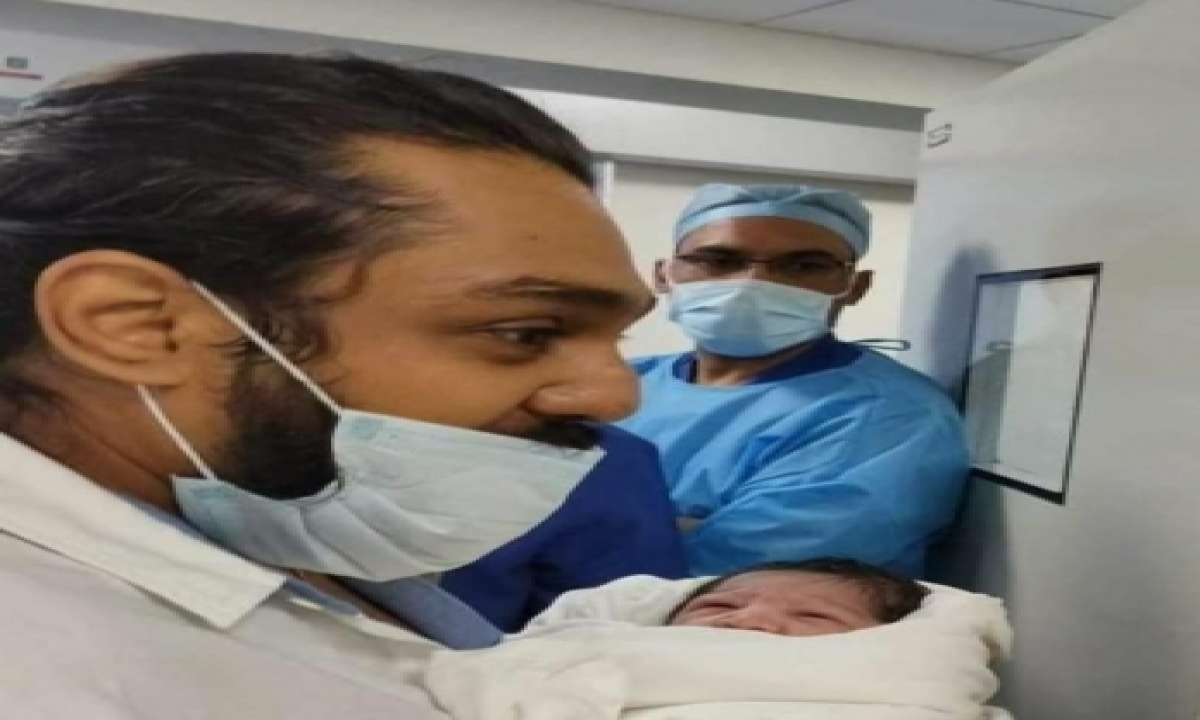  Late Actor Chiranjeevi Sarja’s Wife Gives Birth To Baby Boy-TeluguStop.com