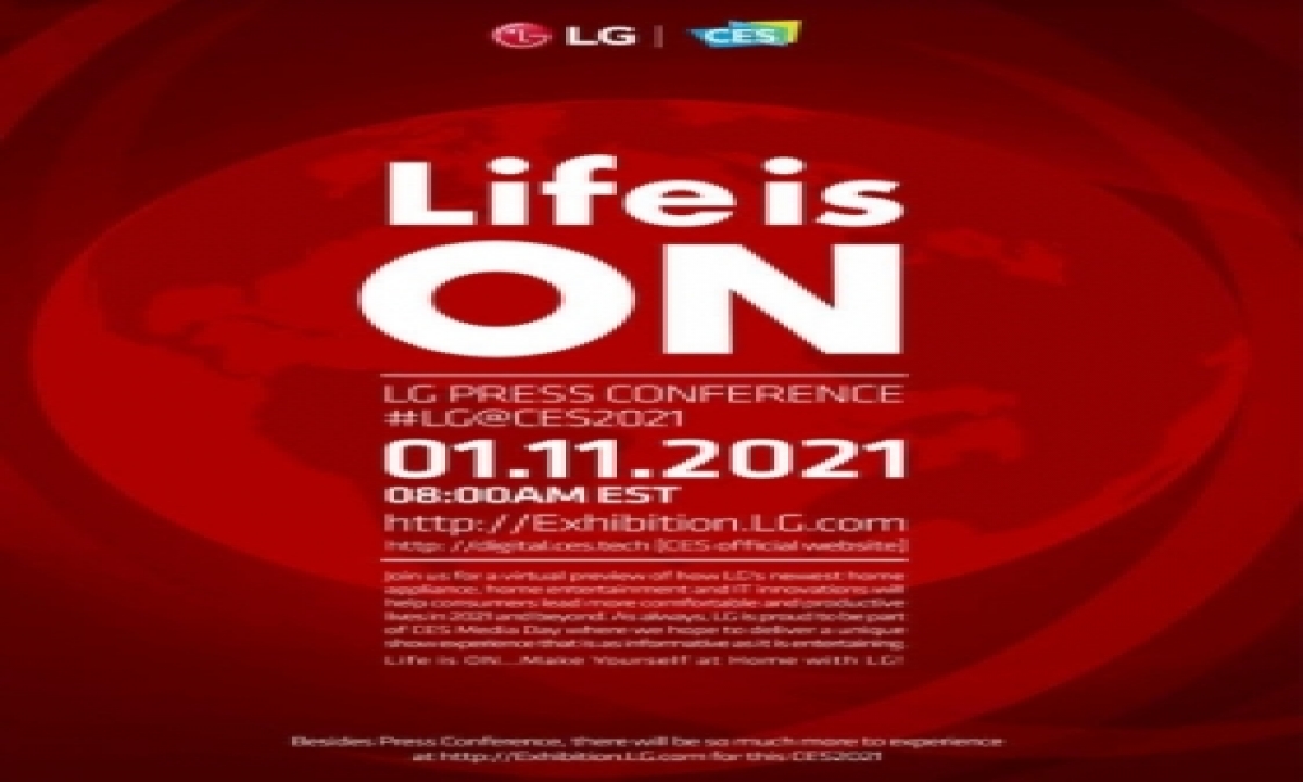  Lg Electronics Unveils Theme For Ces 2021-TeluguStop.com