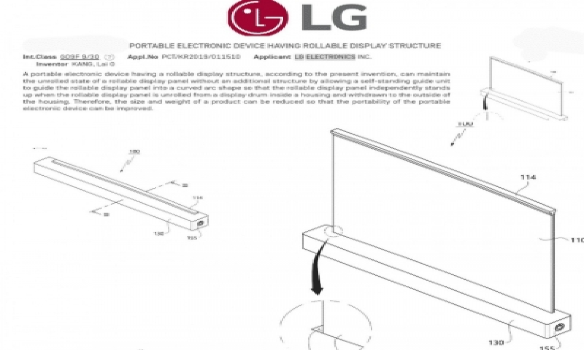  Lg Patents Laptop With Rolling Display-TeluguStop.com