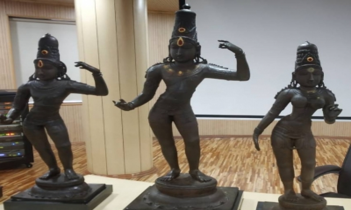  Long-stolen Rama, Sita And Lakshman Idols Back In Tn Temple-TeluguStop.com