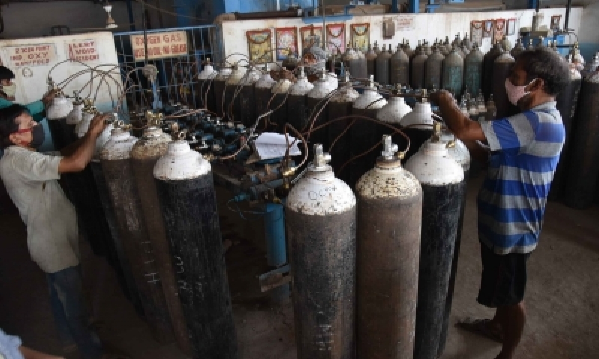  Meil To Supply 600 Free Oxygen Cylinders To Hospitals In Telangana, Andhra-TeluguStop.com