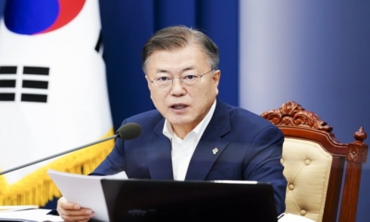  Moon Urges Co-prosperity With N.korea After Cross-border Hotlines Restored R-TeluguStop.com