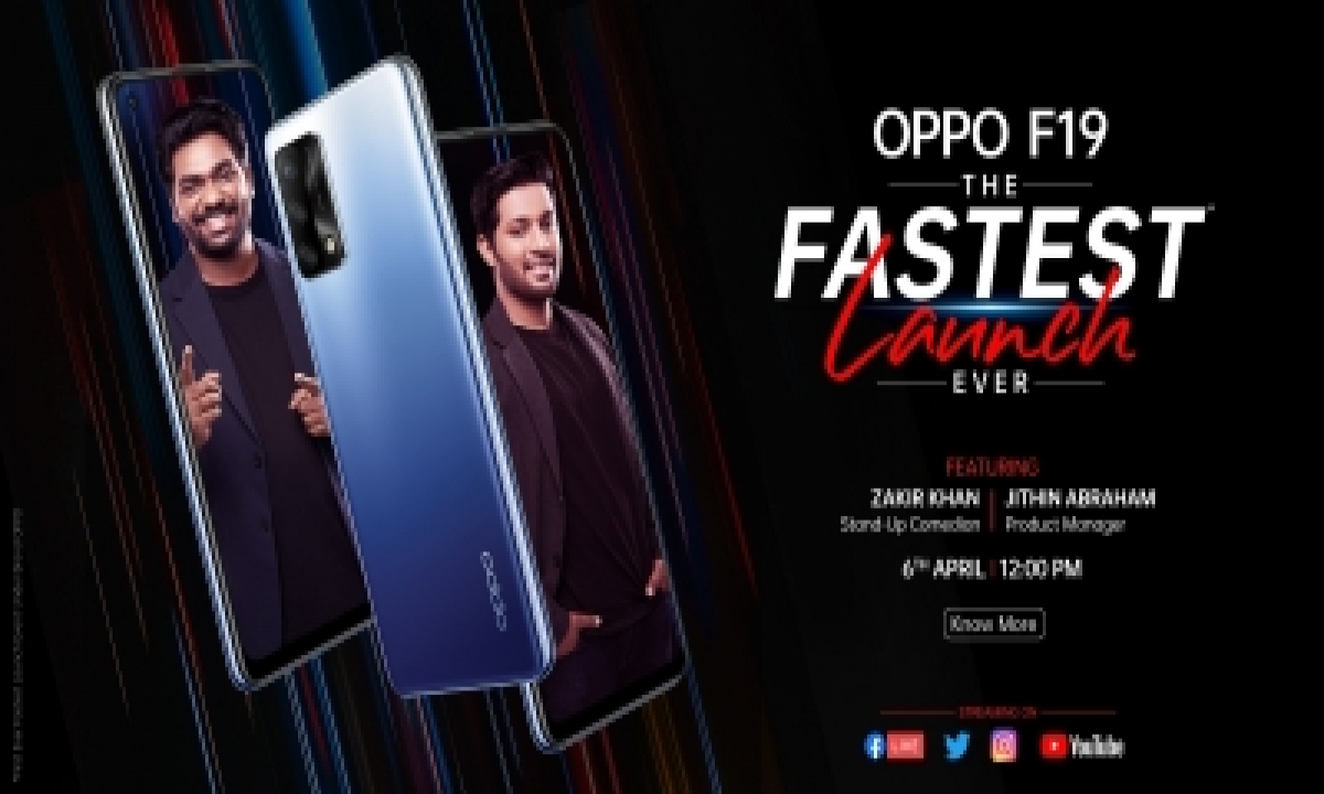  Oppo Launches F19 In India At Rs 18,990-TeluguStop.com