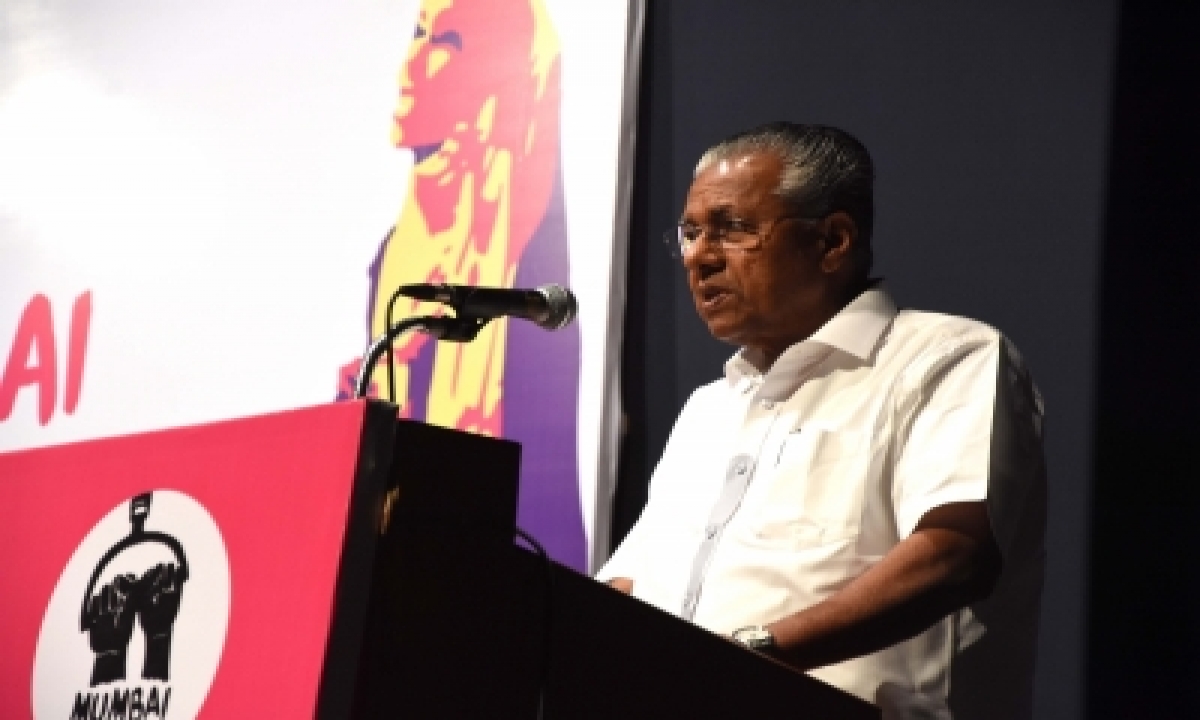  Politics Heating Up In Kerala As ‘head’ Of Vijayan In Life Size Post-TeluguStop.com