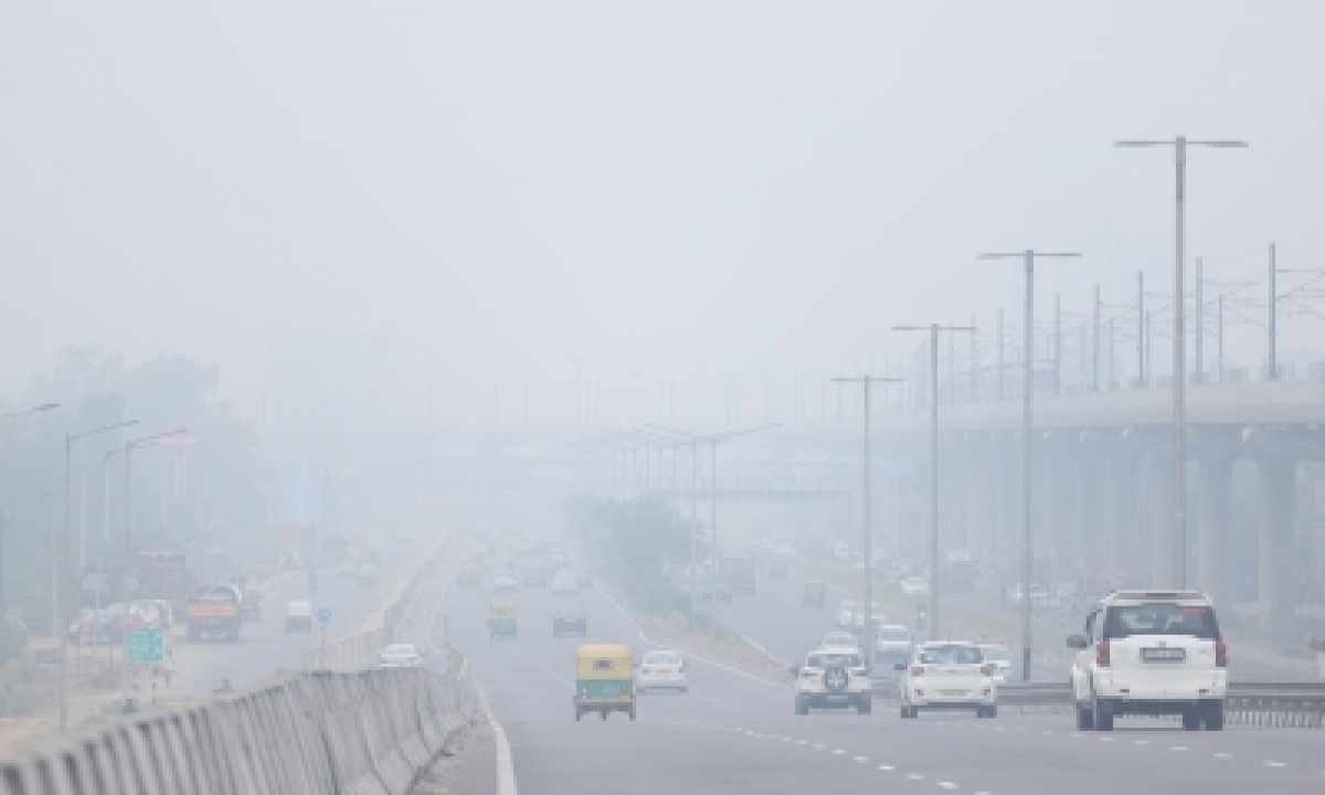  Poor Air Quality On Sunday Evening In Delhi-TeluguStop.com