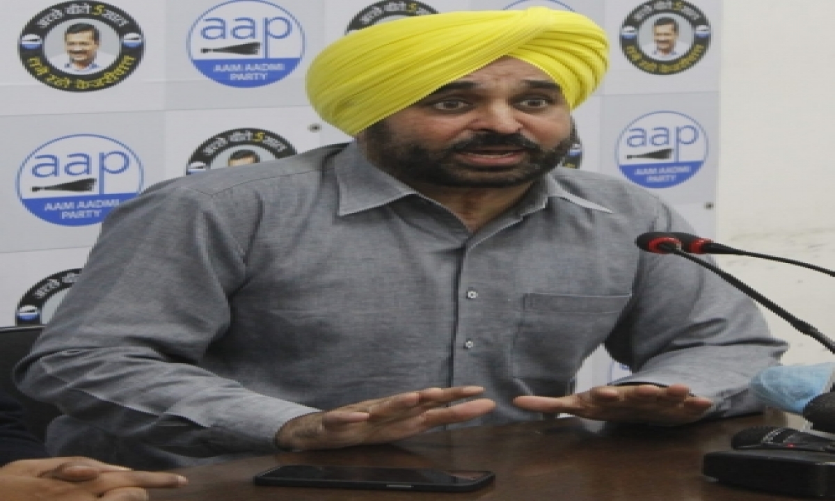  Punjab Cm Slams Aap’s Bhagwant Mann On Farm Laws-TeluguStop.com