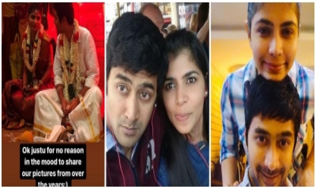  Rahul Ravindran Posts Pics For Wife Chinmayi Sripada ‘just For No Reason&#-TeluguStop.com