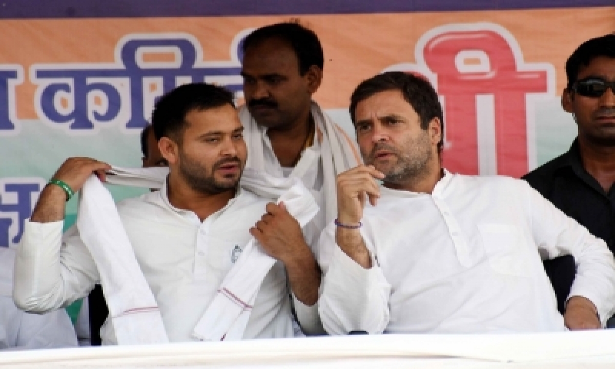  Rahul, Tejashwi To Address Joint Rally In Bihar On Oct 23-TeluguStop.com