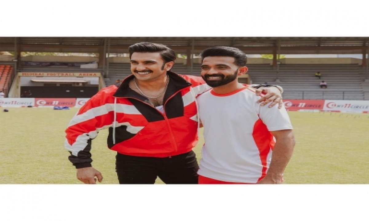  Ranveer Singh Wishes ‘champ’ Ajinkya Rahane For Ipl 2021-TeluguStop.com