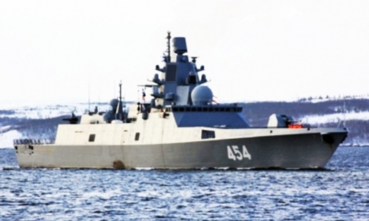  Russian Northern Fleet Frigate Test-fires Hypersonic Missile-TeluguStop.com