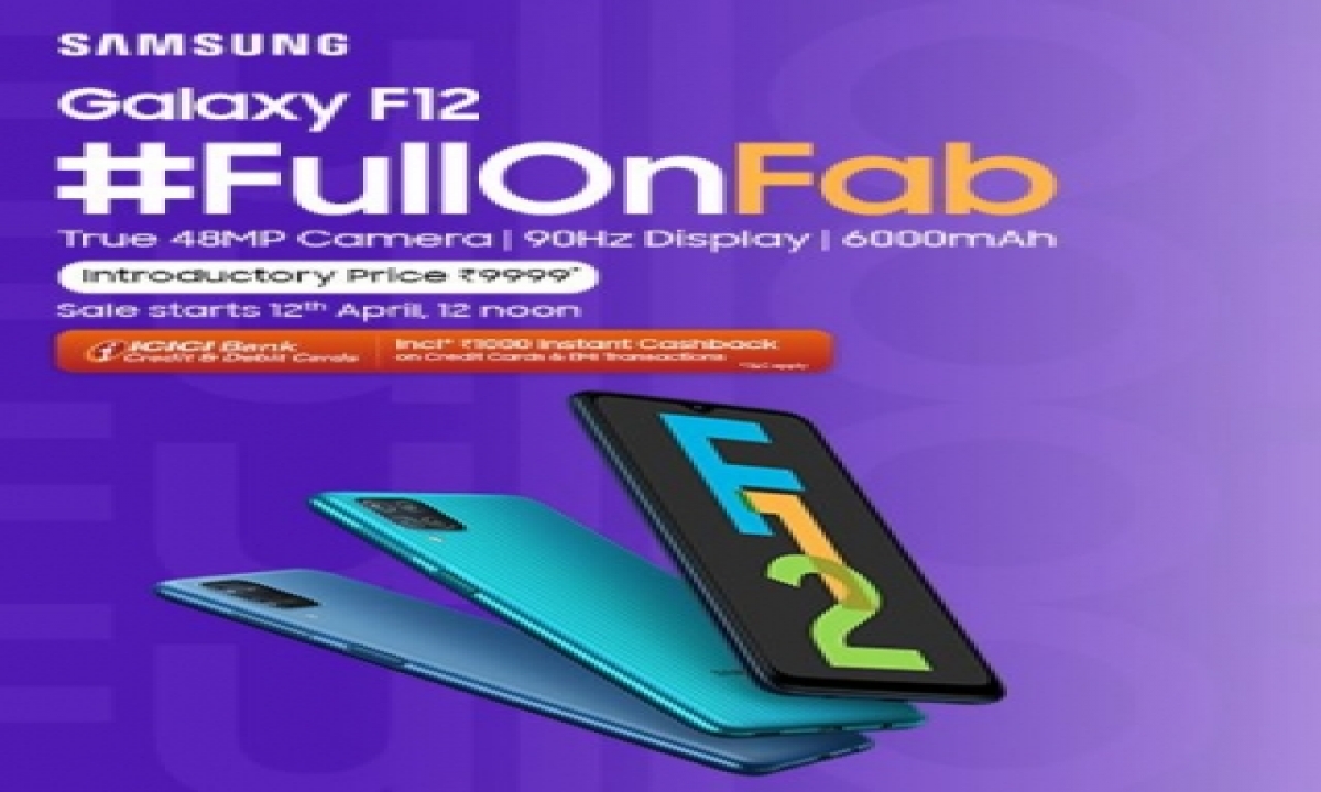  Samsung Launches Galaxy F12, F02s Smartphones In India-TeluguStop.com