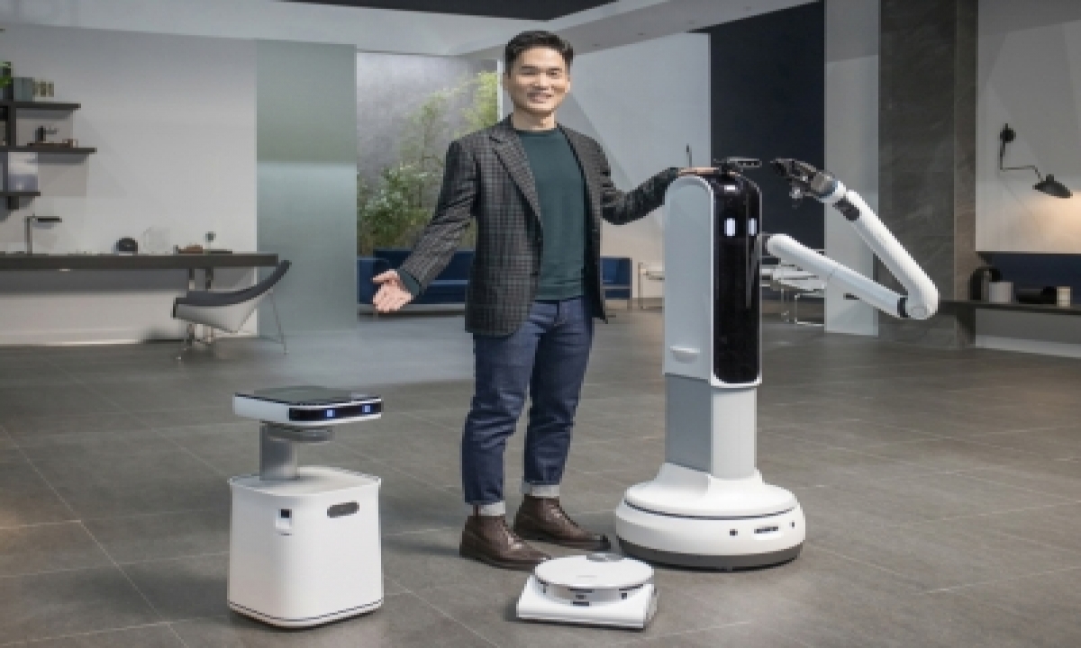  Samsung Unveils Upgraded Robots, Ai-based Solutions At Ces 2021-TeluguStop.com