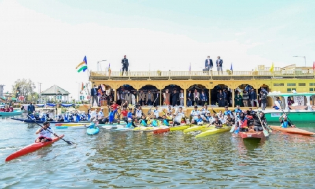  Sports Minister Inaugurates Rowing Centre In Srinagar-TeluguStop.com