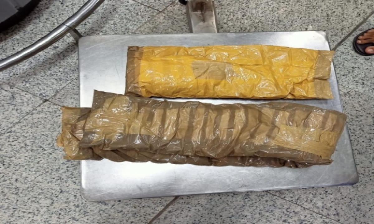  Tanzanian Held With 3 Kg Heroin At Hyderabad Airport-TeluguStop.com