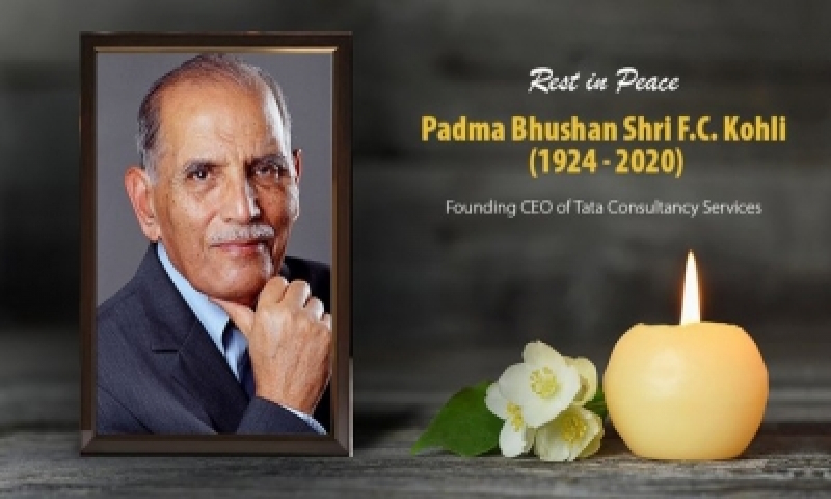  Tcs Founder, ‘father’ Of Indian It Industry F.c. Kohli No More-TeluguStop.com