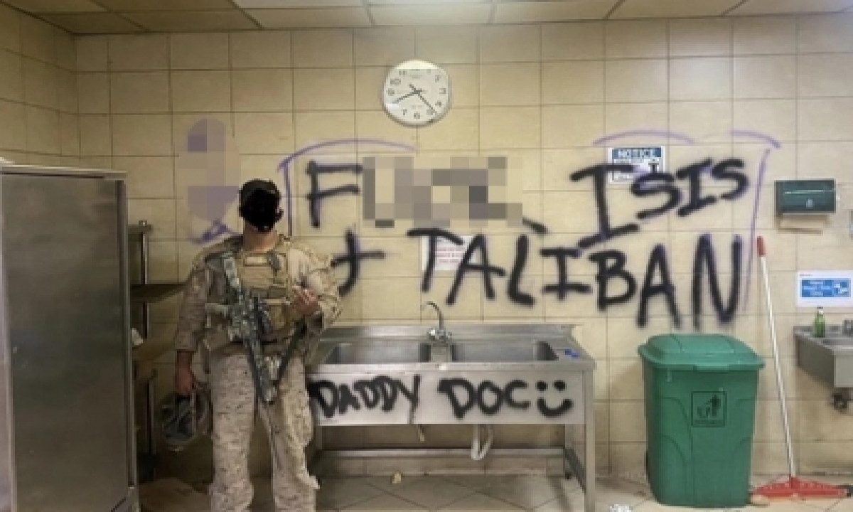  Us Marines Told To Clean Graffiti Insulting Taliban  –  Delhi | India  New-TeluguStop.com
