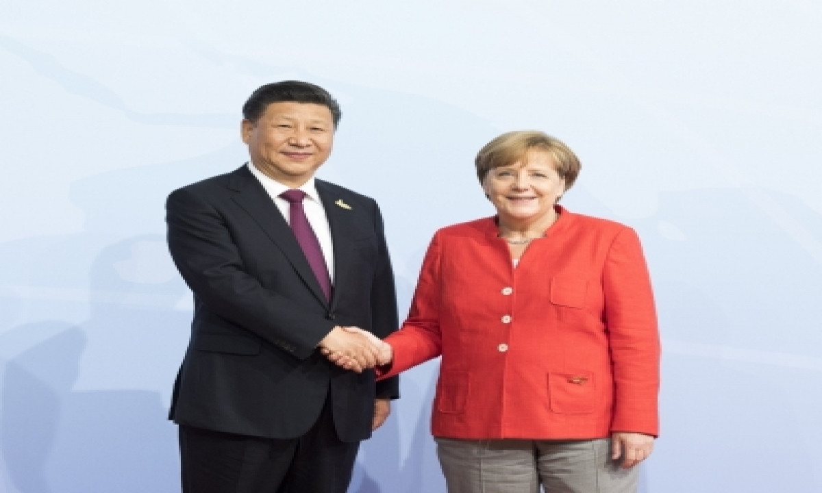  Xi, Merkel Talk On Ties, Multilateral Cooperation-TeluguStop.com