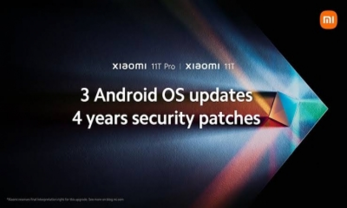  Xiaomi 11t Series To Get 4 Years Of Security Updates-TeluguStop.com