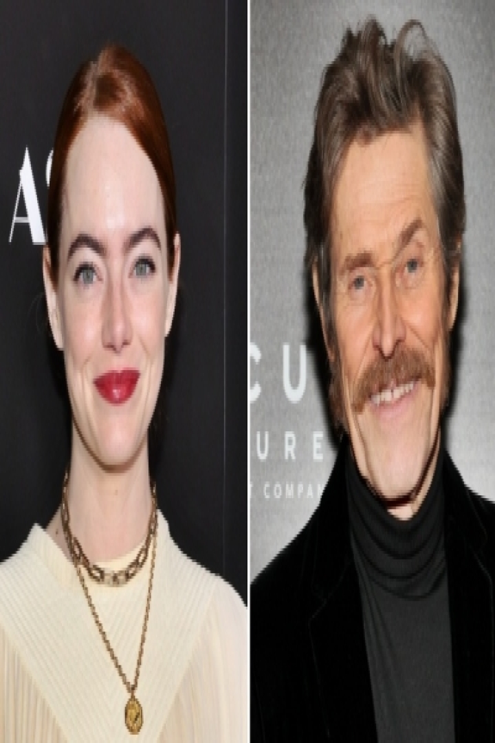 Willem Dafoe made Emma Stone slap him 20 times on 'And' set