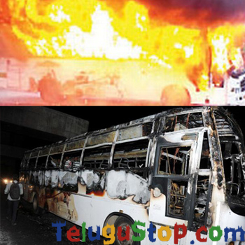  One More Banglore Bus Caught In Fire-TeluguStop.com