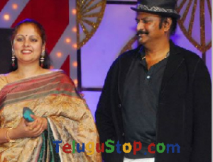 Jayasudha Dancing With Rowdy For Rangeela Song-TeluguStop.com