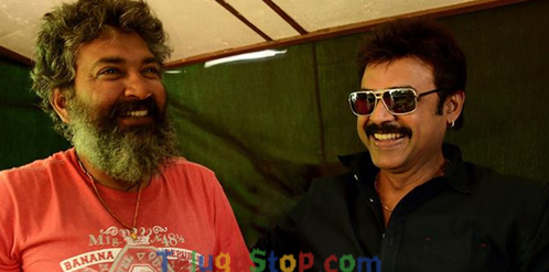  Caught On Cam: Victory Venkatesh In Baahubali!!-TeluguStop.com